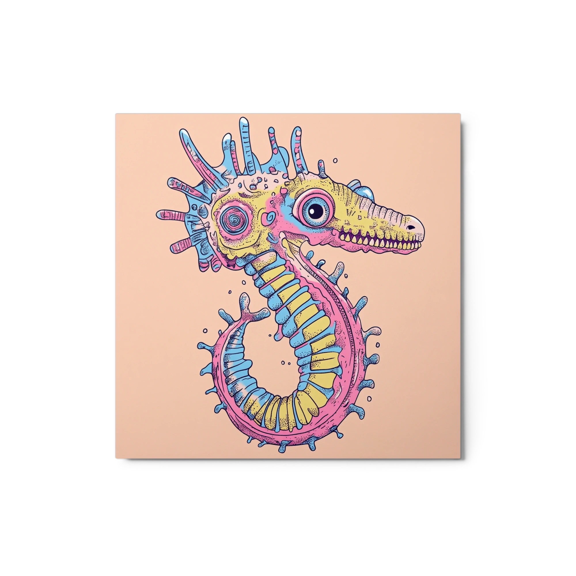 Surreal Colorful Sea Monster