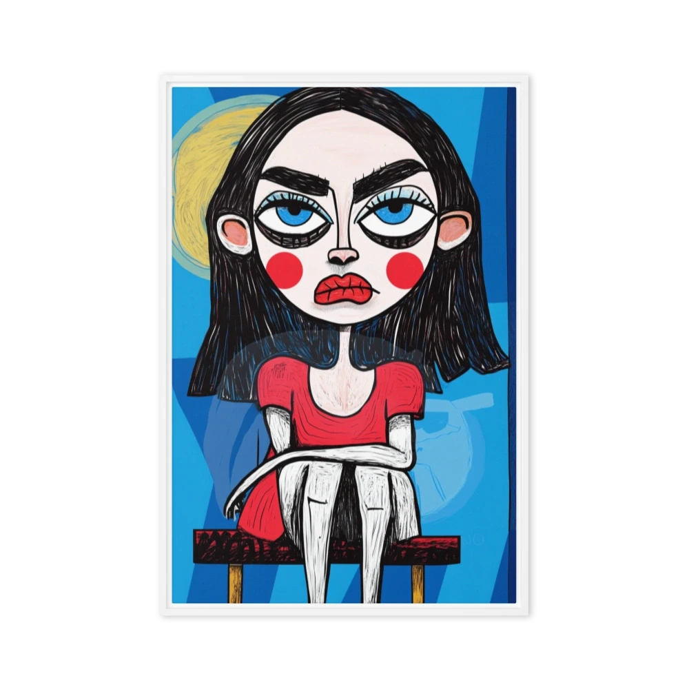 Bold Female Portrait Illustration