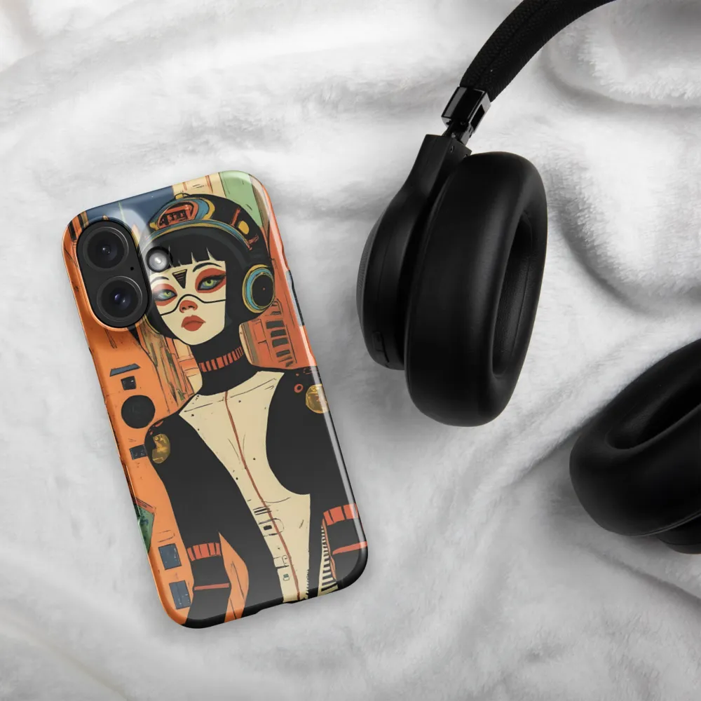 Neon Metropolis Sentinel 
 Samsung Galaxy S25 | Snap Case