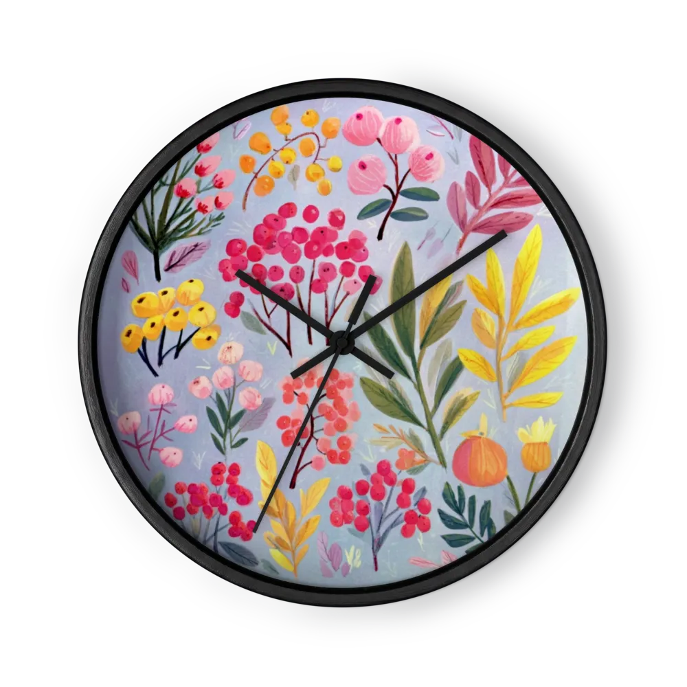 Autumn Botanical Collection | Wall Clock