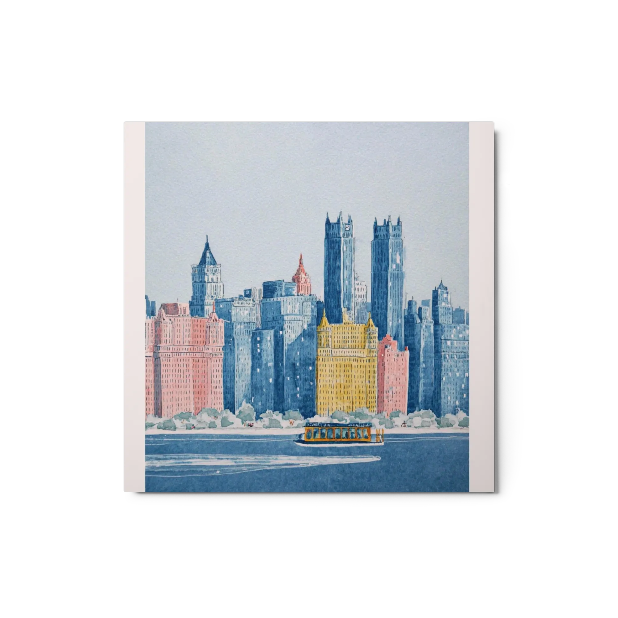 Midday Harbor Skyline