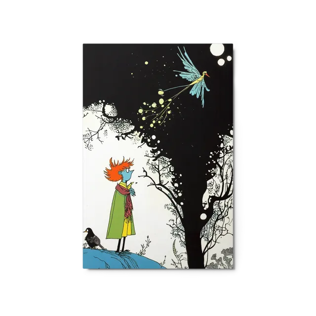 Whimsical Night Encounter | Art Print