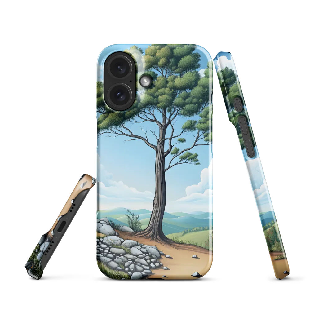 Lone Tree on a Hill 
 iPhone 15 Pro | MagSafe® Tough Case