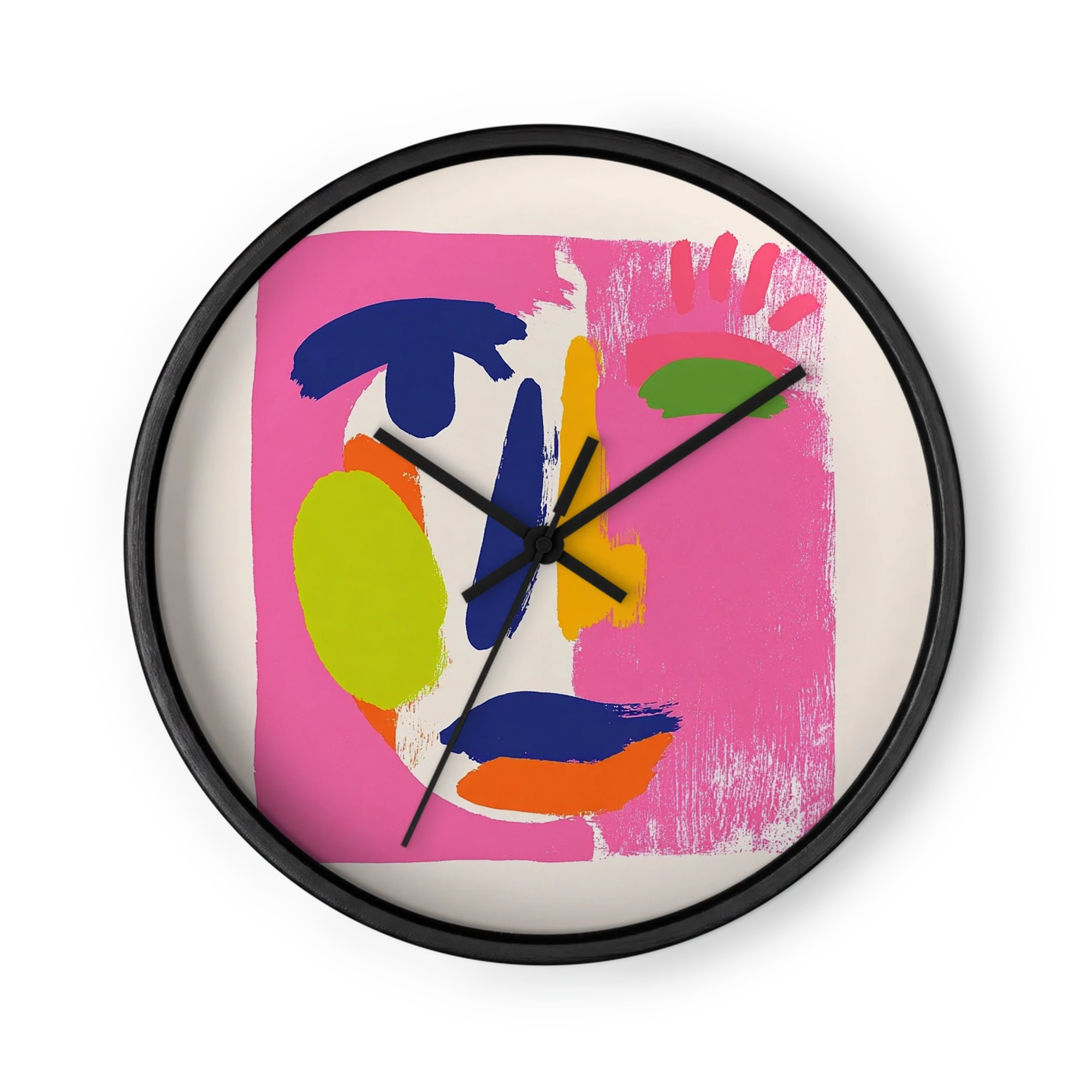 Pink Abstract Face