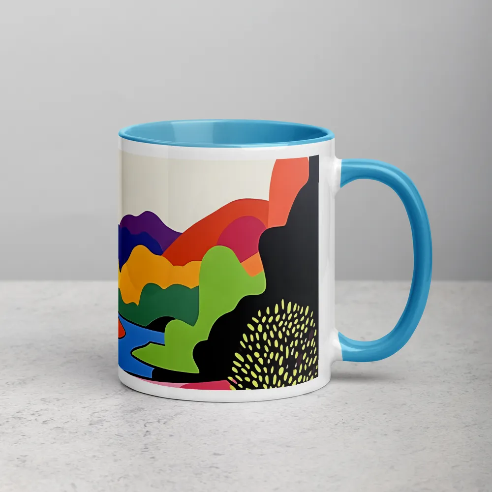 Chroma Valley 
 Mug with Blue inside