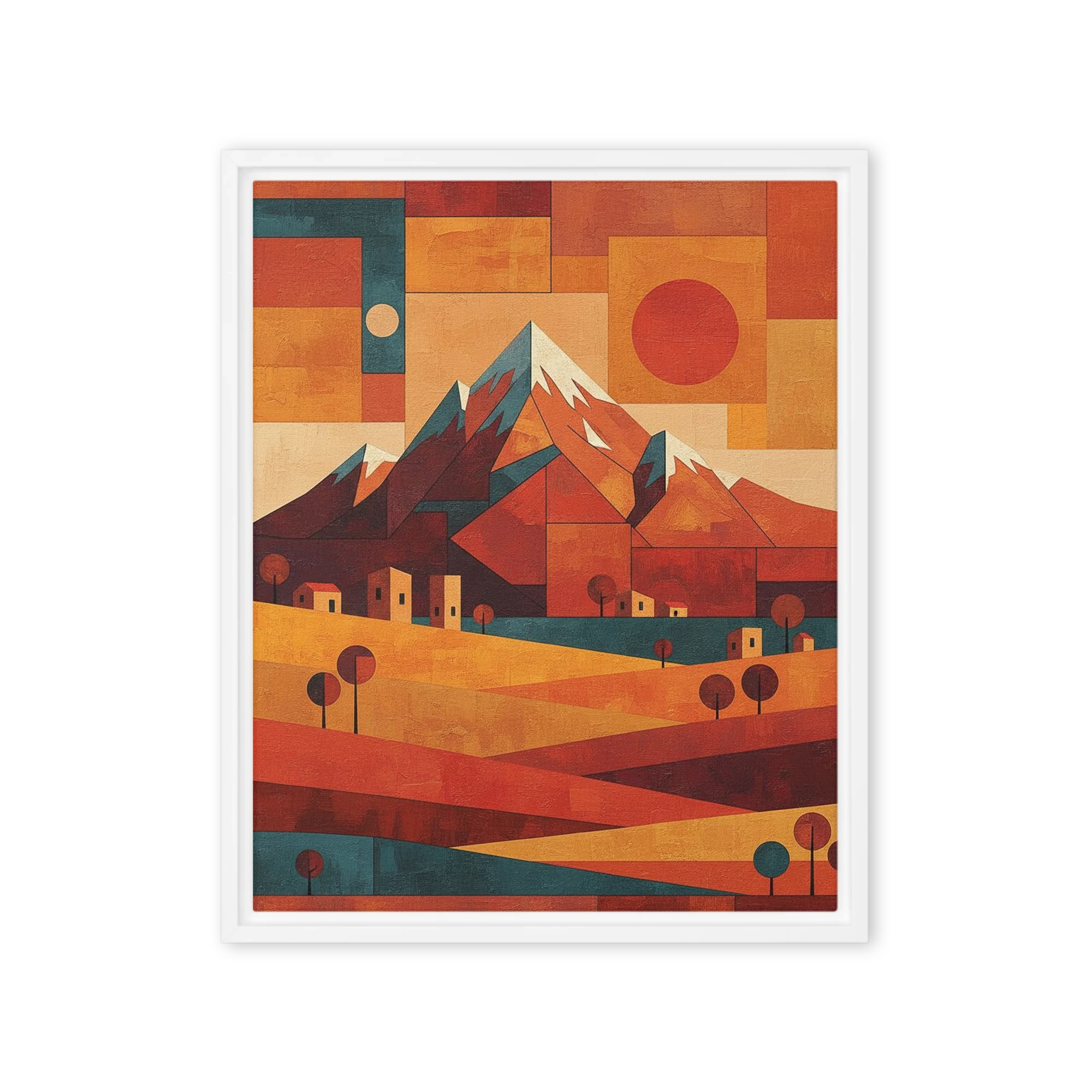 Abstract Mountainscape