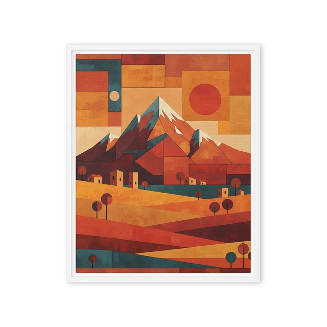 Abstract Mountainscape | Art Print