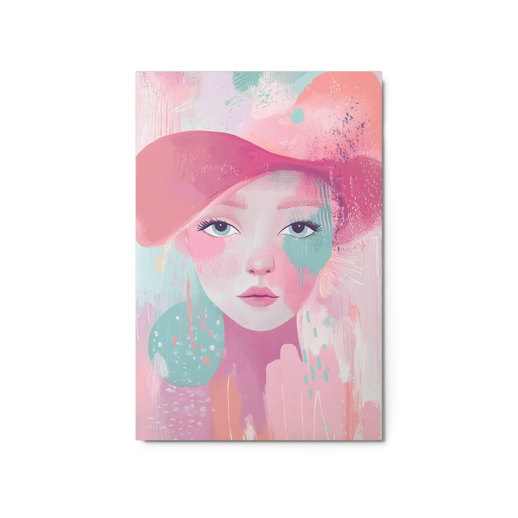 Modern Digital Portrait of Female Face