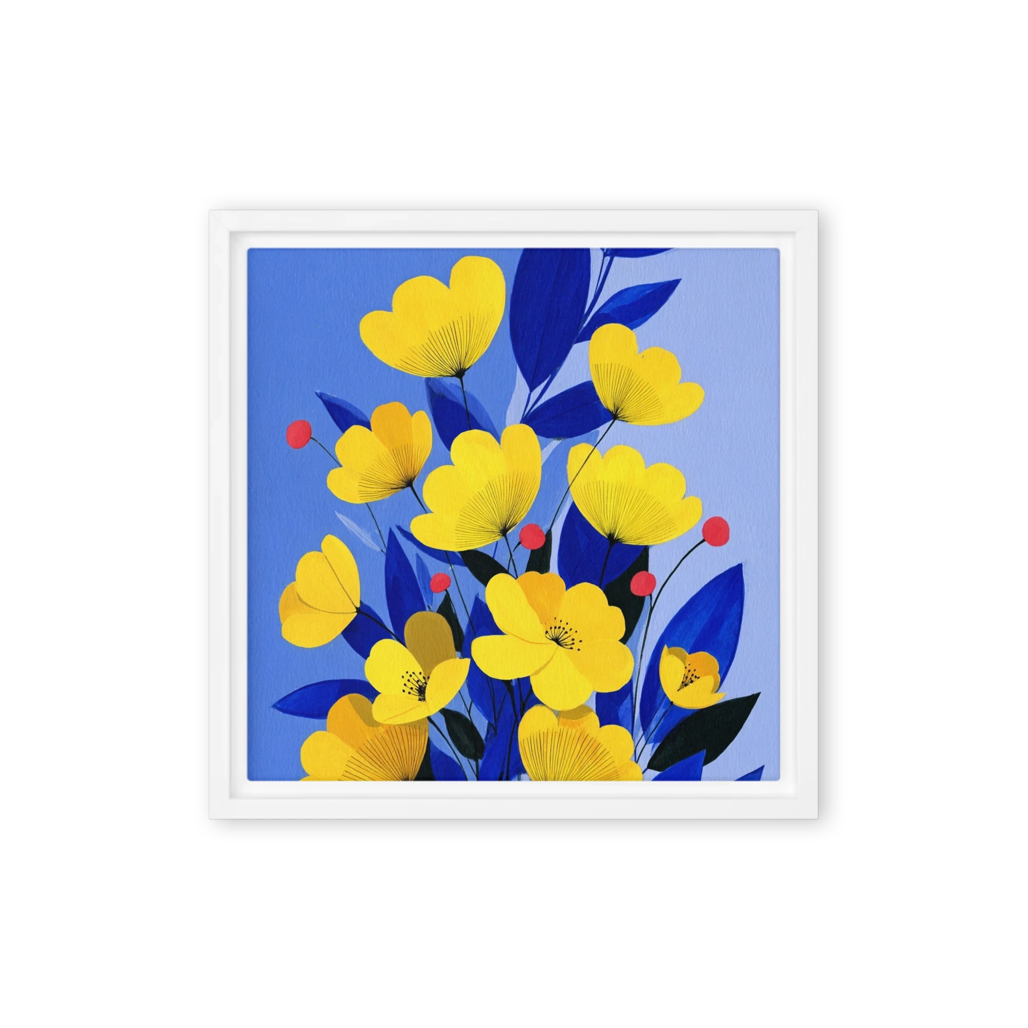 Yellow Bloom Contrast | Art Print