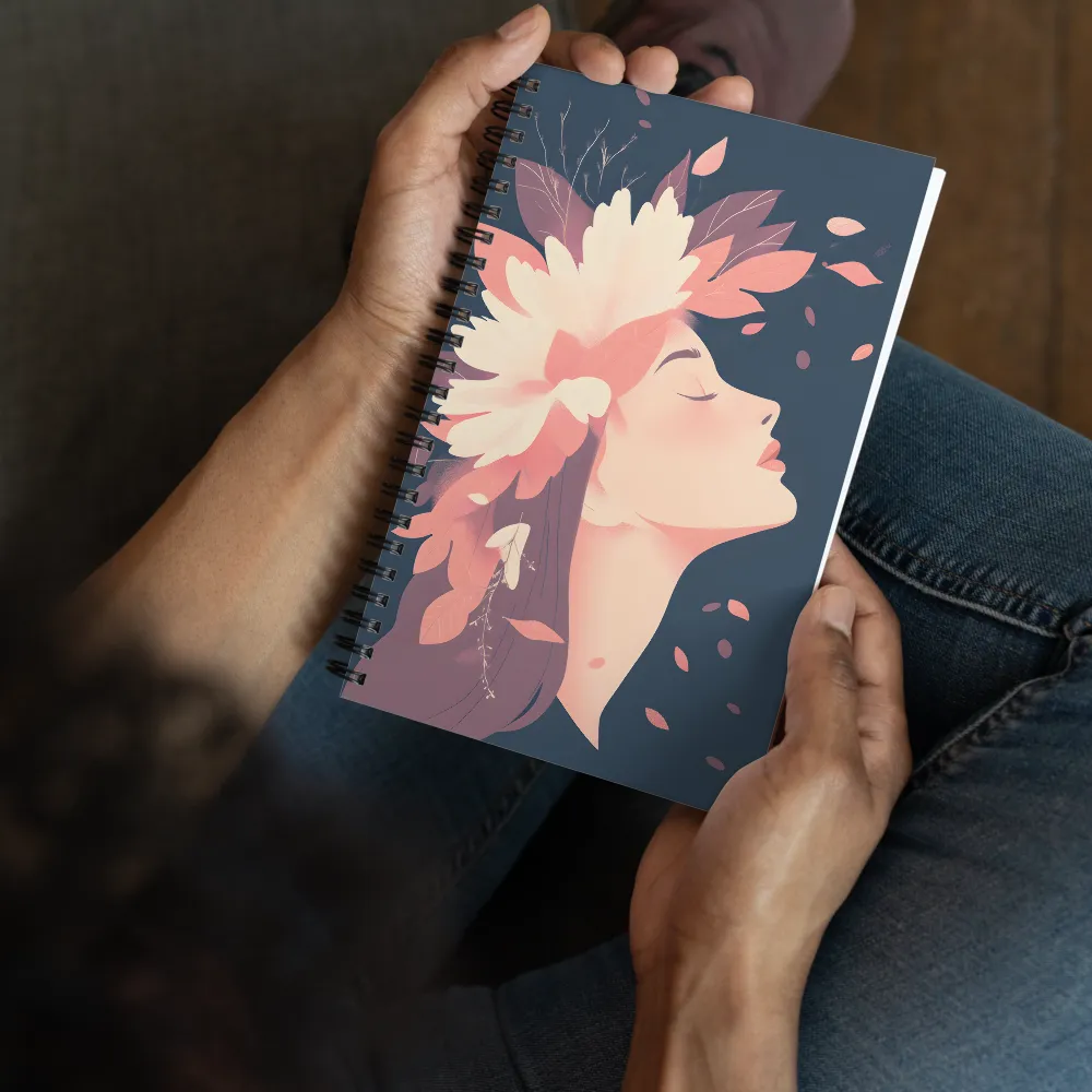 Serene Floral Dream 
 Spiral Notebook | 140 pages