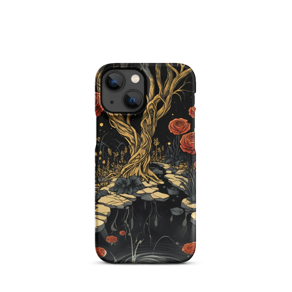 Twisted Tree and Red Roses | Phone Case