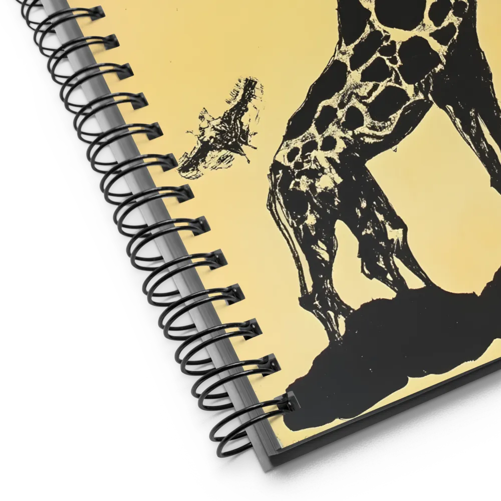The Lunar Giraffe 
 Spiral Notebook | 140 pages