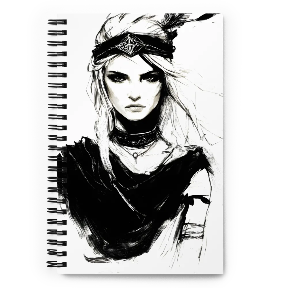 Warrior Spirit Portrait 
 Spiral Notebook | 140 pages