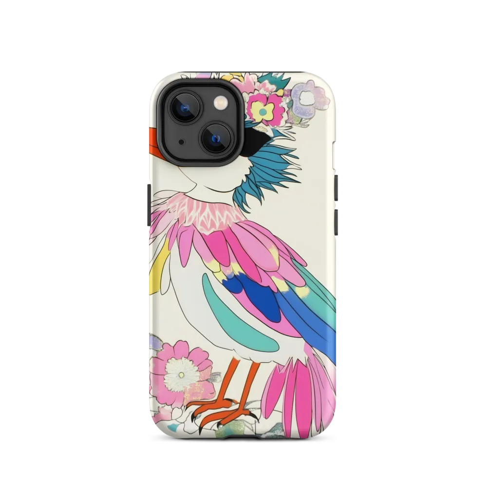 Stylized Colorful Bird Illustration | Phone Case