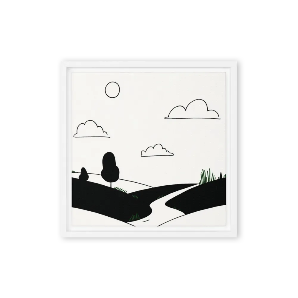 The Quiet Path 
 Canvas | 30″x 30″