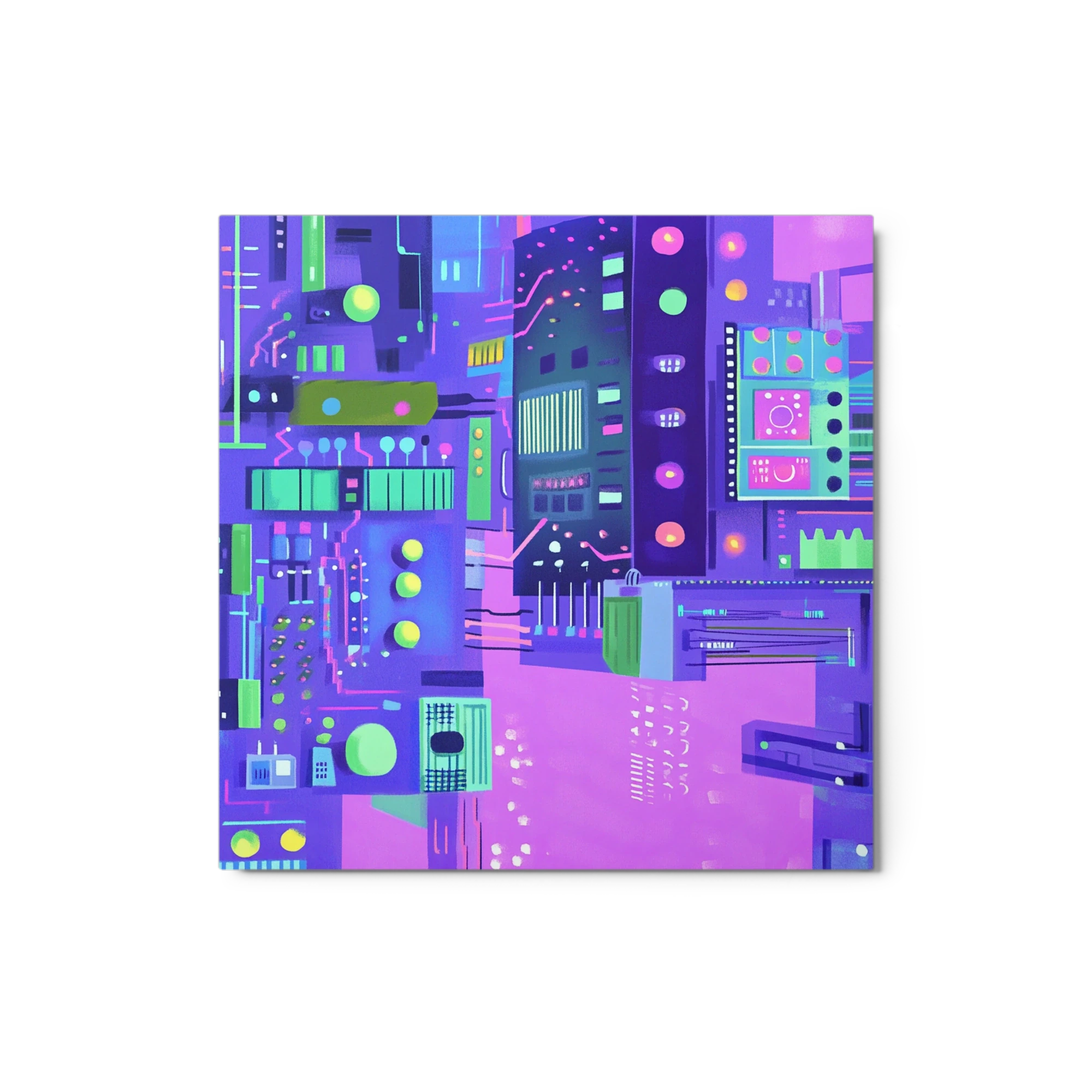 Abstract Digital Cityscape