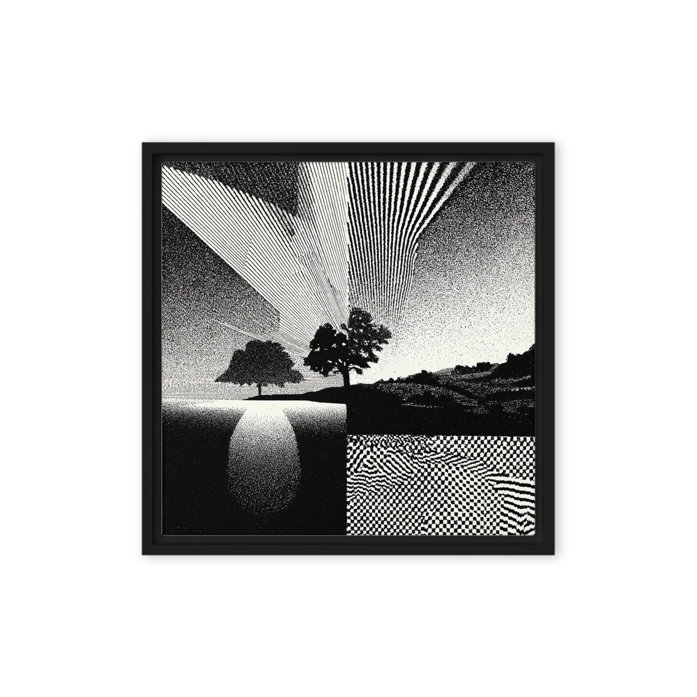 Surreal Stippled Horizon | Art Print