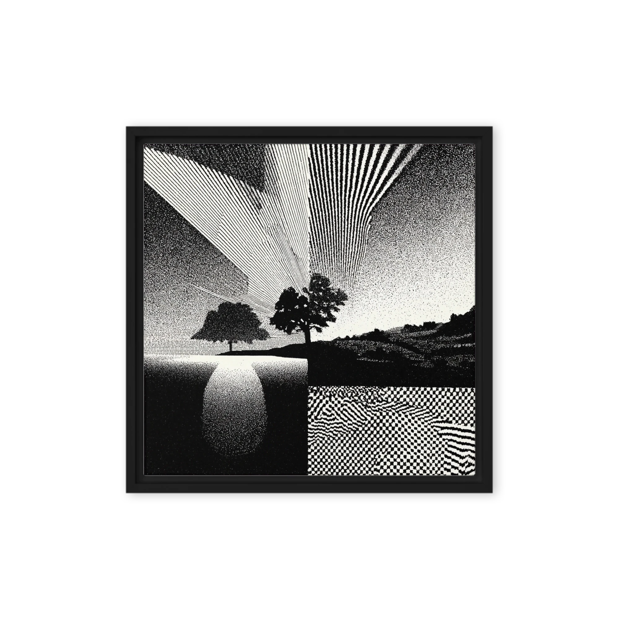 Surreal Stippled Horizon