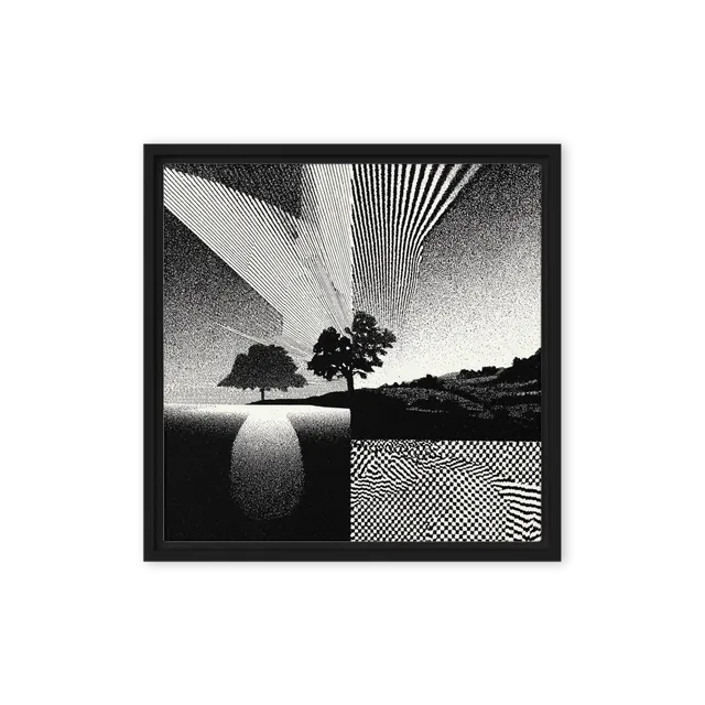 Surreal Stippled Horizon | Art Print