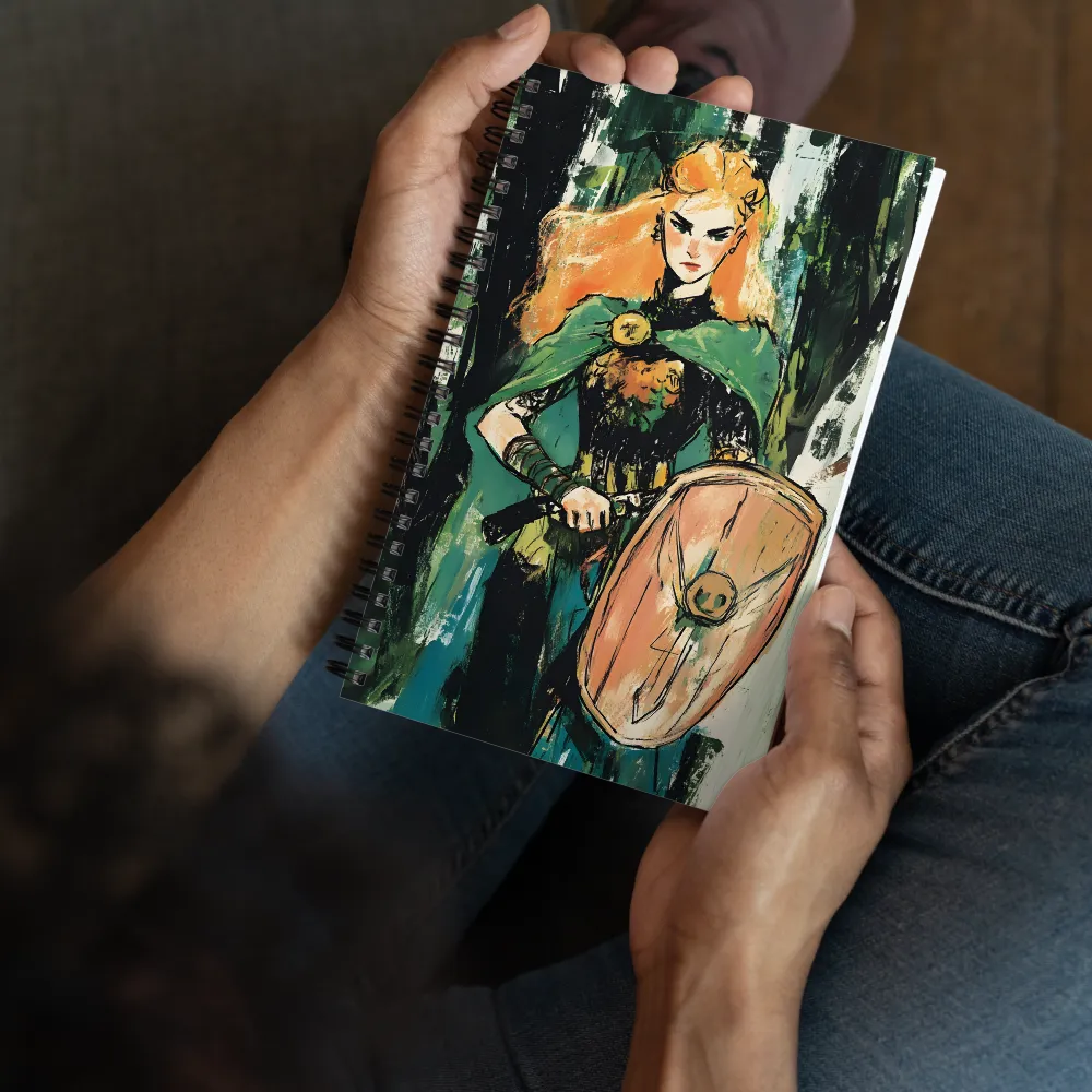Red-Haired Warrior 
 Spiral Notebook | 140 pages