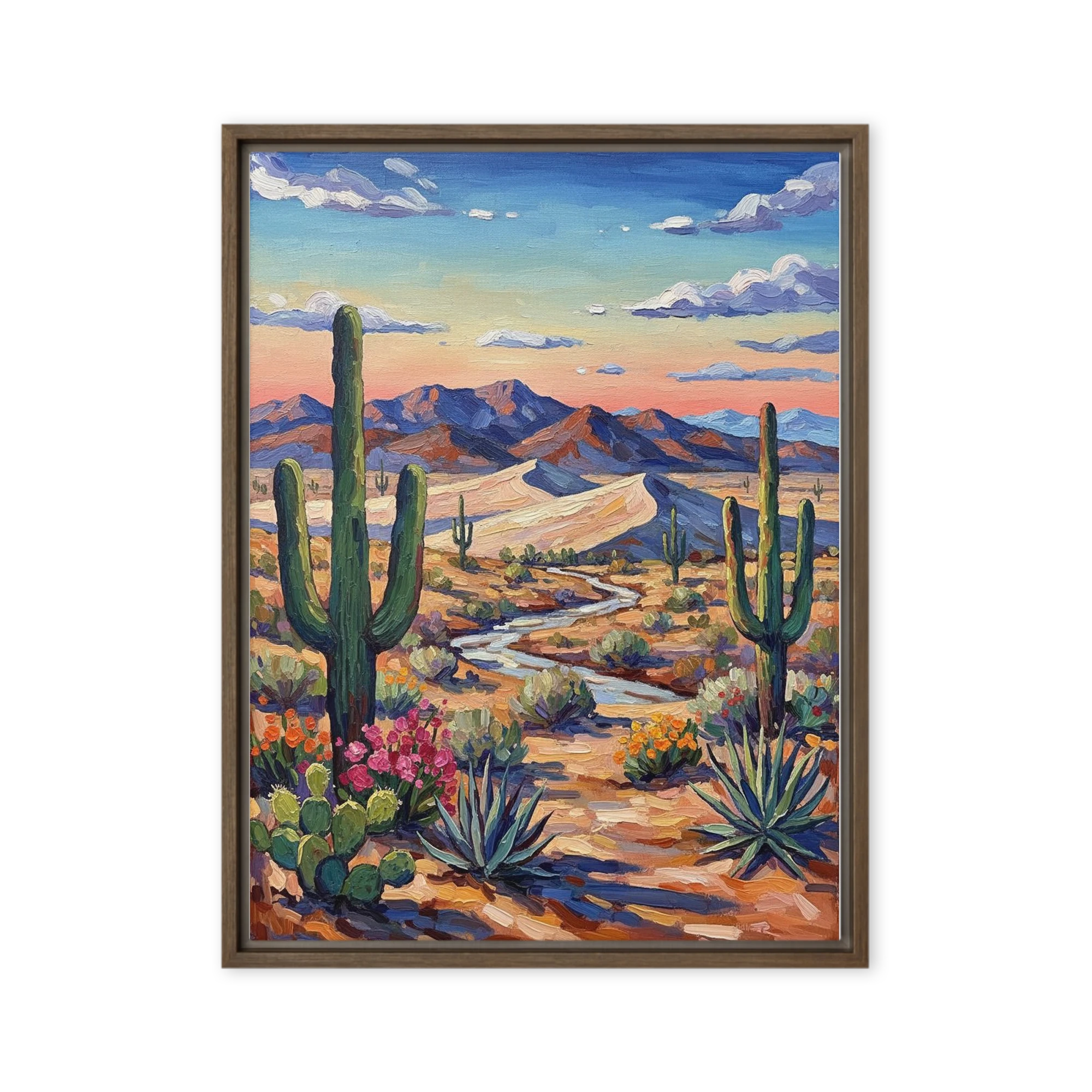 Sunset Desert Landscape
