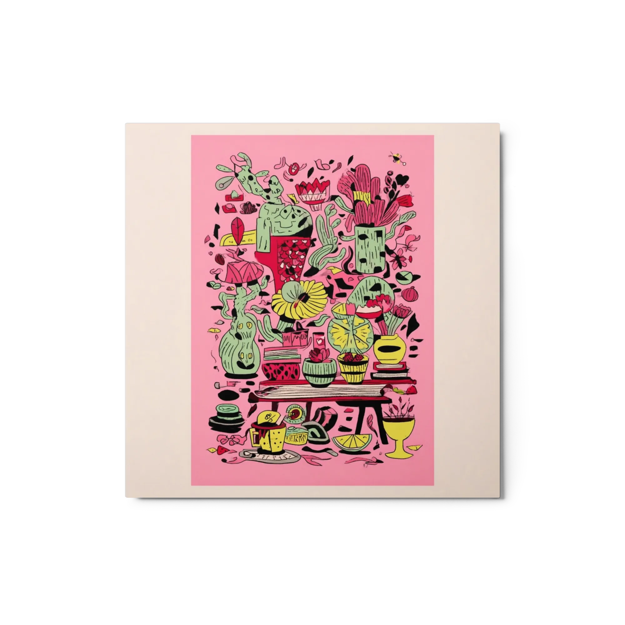 Pink Garden Doodles
