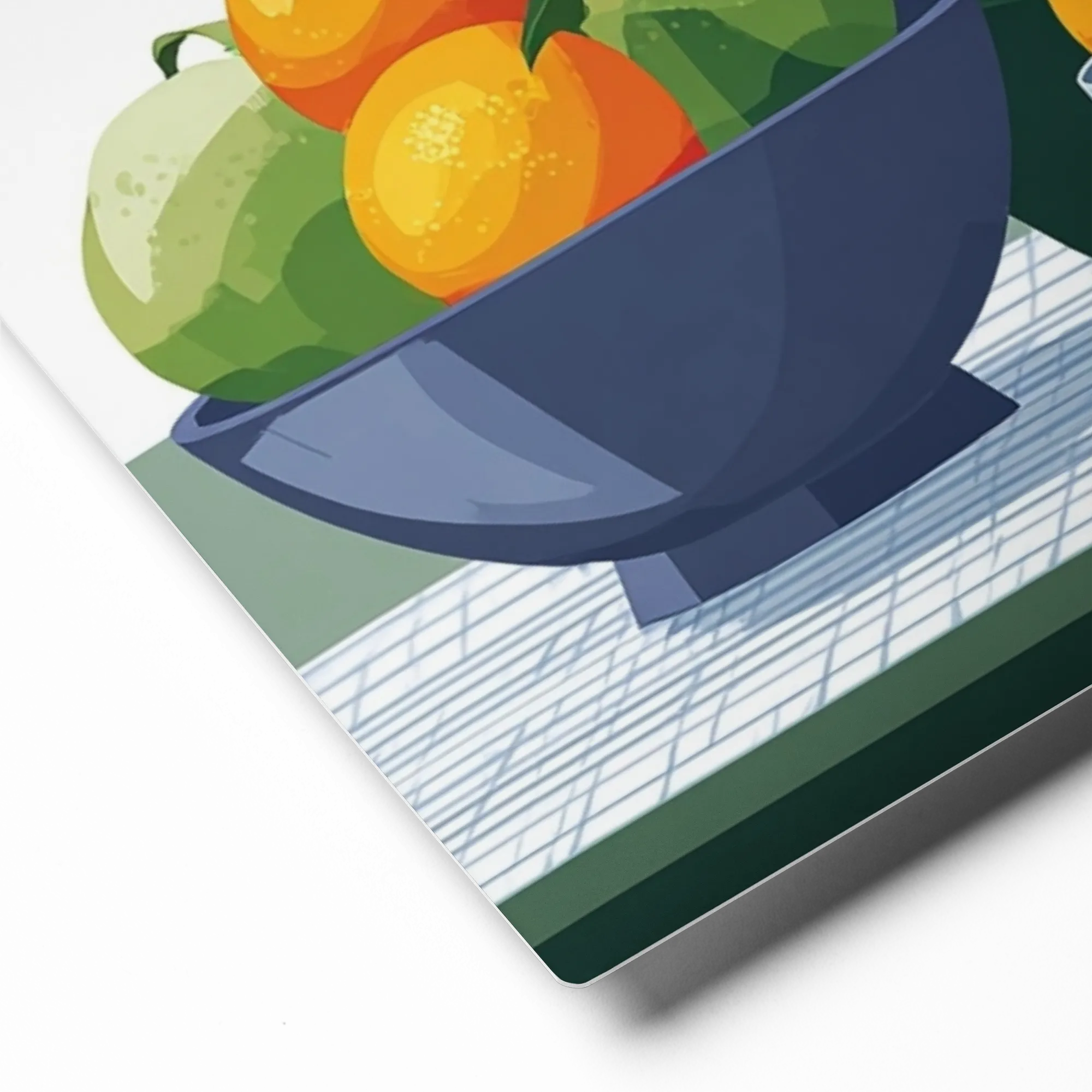 Muted Citrus Still Life 
 Canvas | 8″x 8″