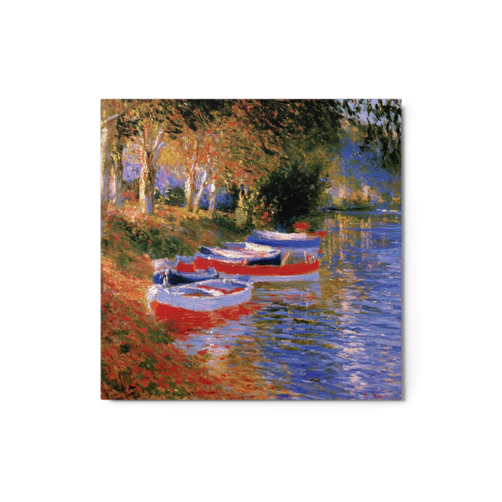 Red Boats at Argenteuil