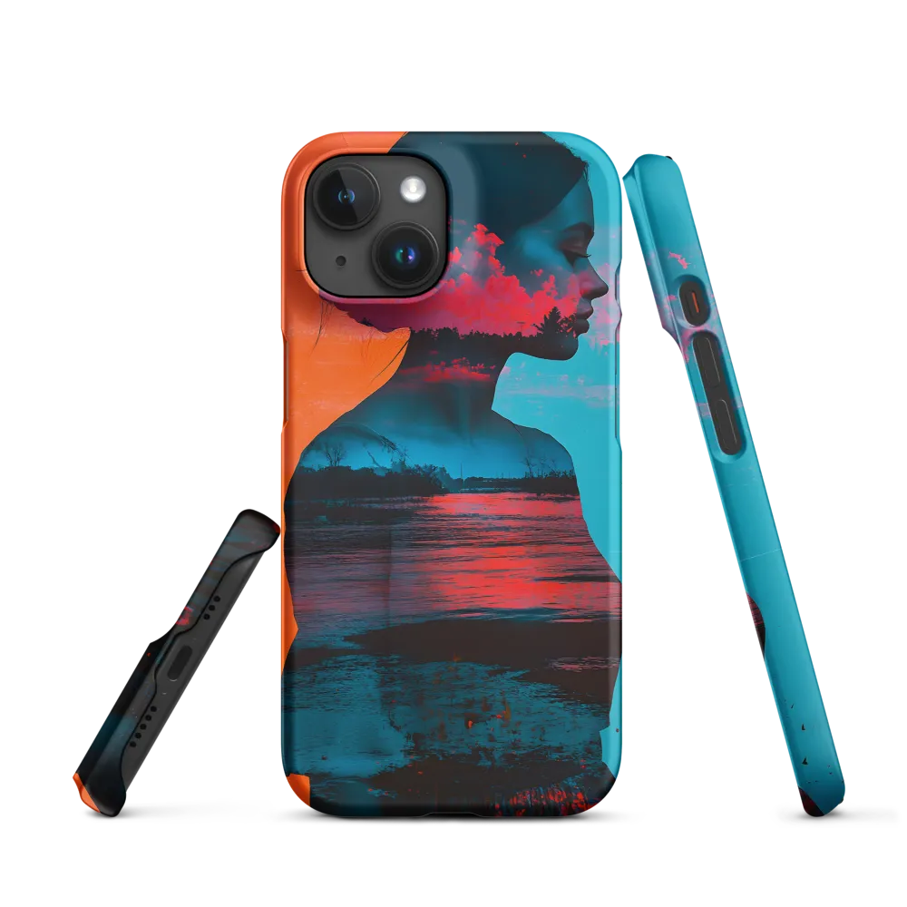 Surreal Double Exposure Silhouette | Phone Case