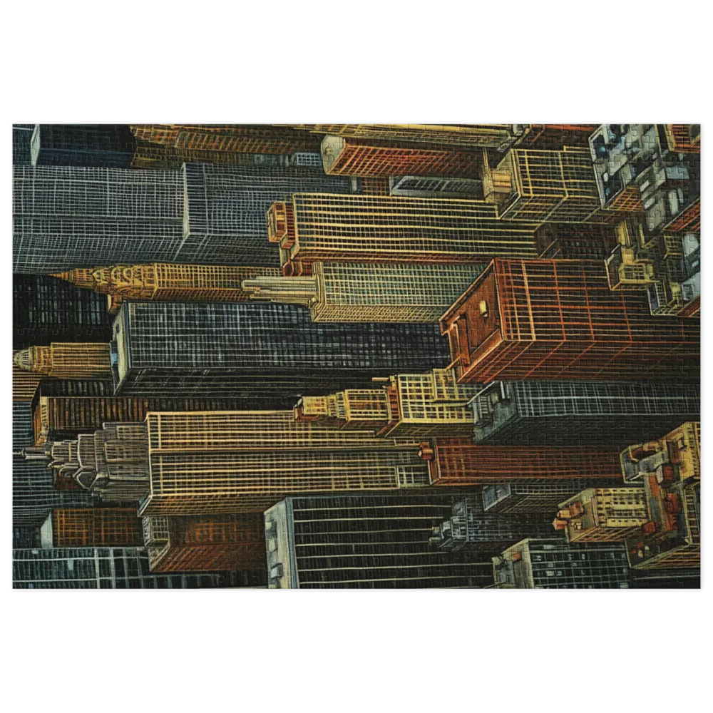 Metrópole Hora Dourada 
 Puzzle em caixa de metal