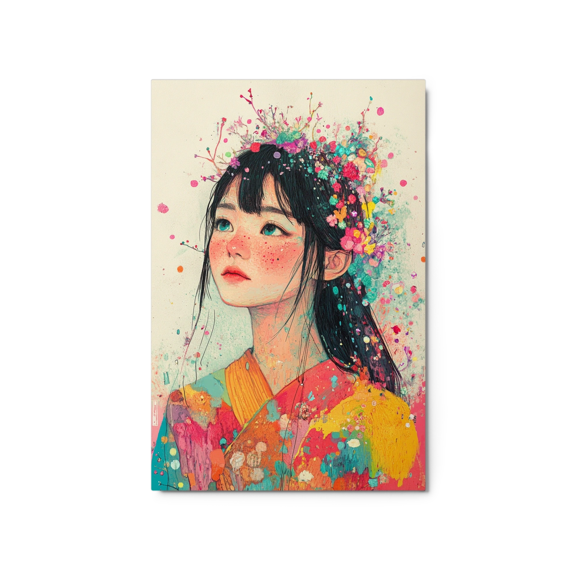 Colorful Portrait of a Girl