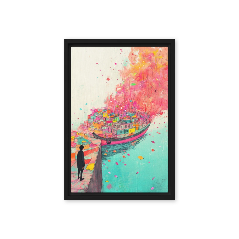 The Floating City Journey | Art Print