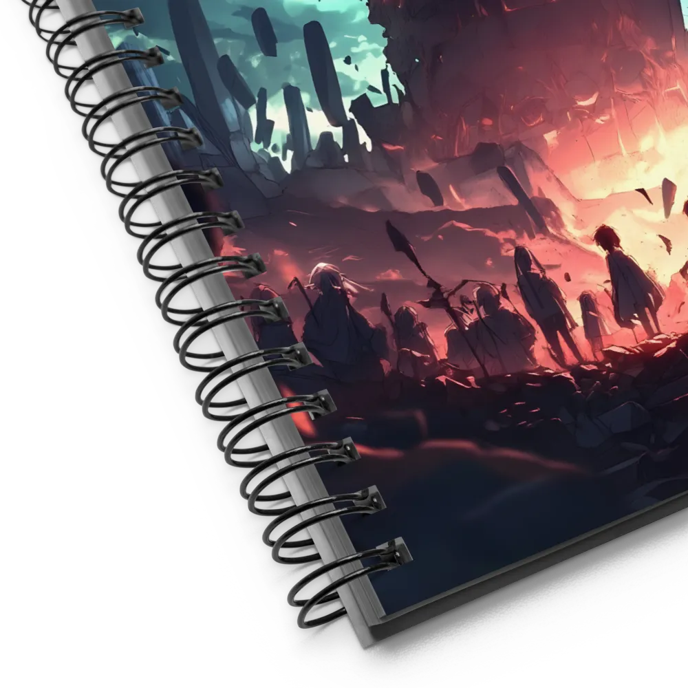 Fall of the Monolith 
 Spiral Notebook | 140 pages