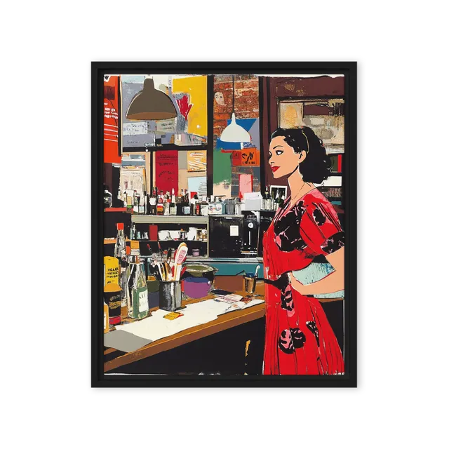 Cafe Scene | Art Print