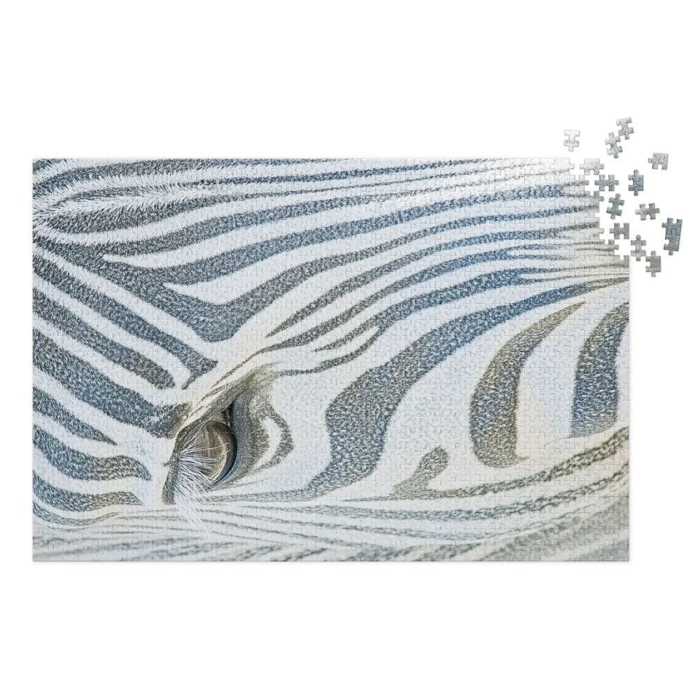 O Olhar da Zebra 
 Puzzle em caixa de metal