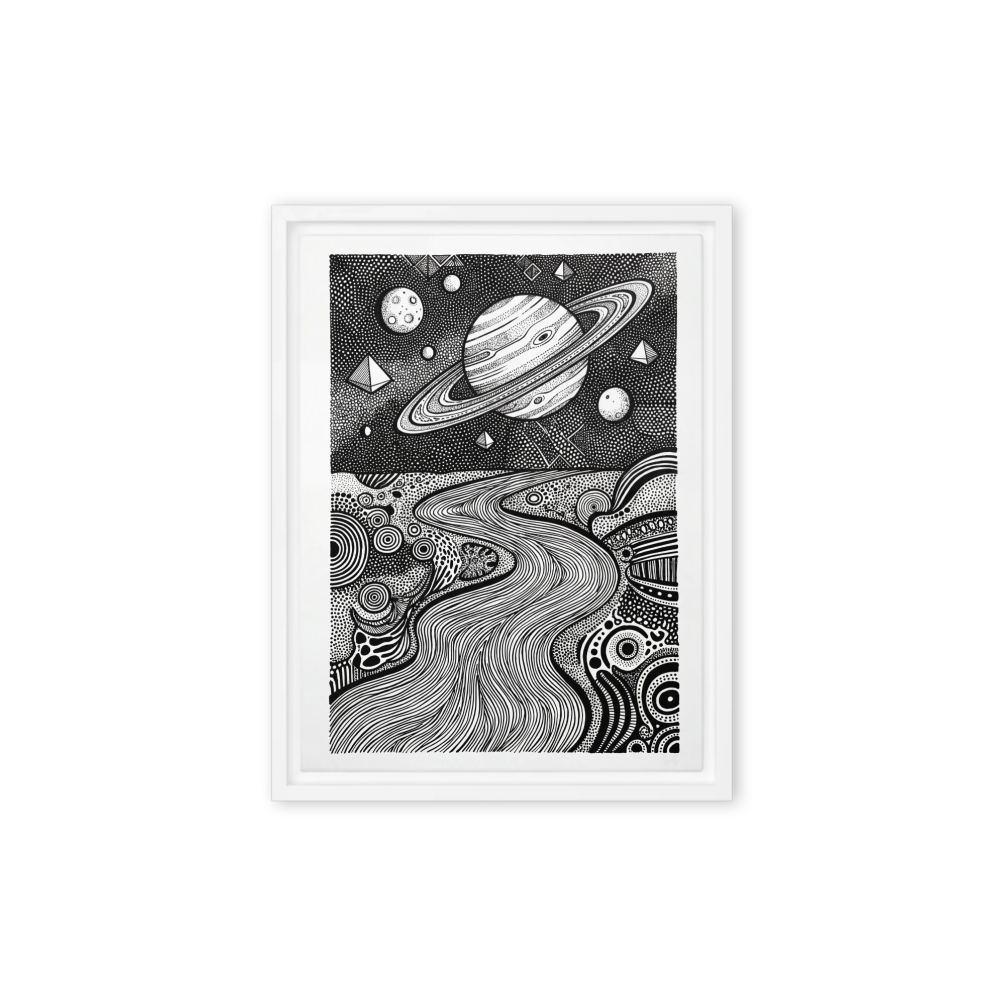 Cosmic Flow Meditation | Art Print