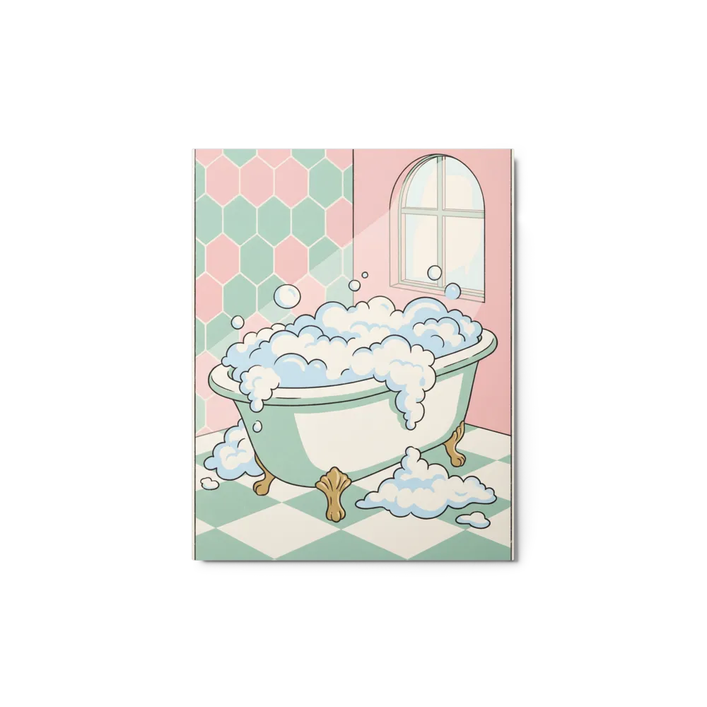 Pastel Bath Scene