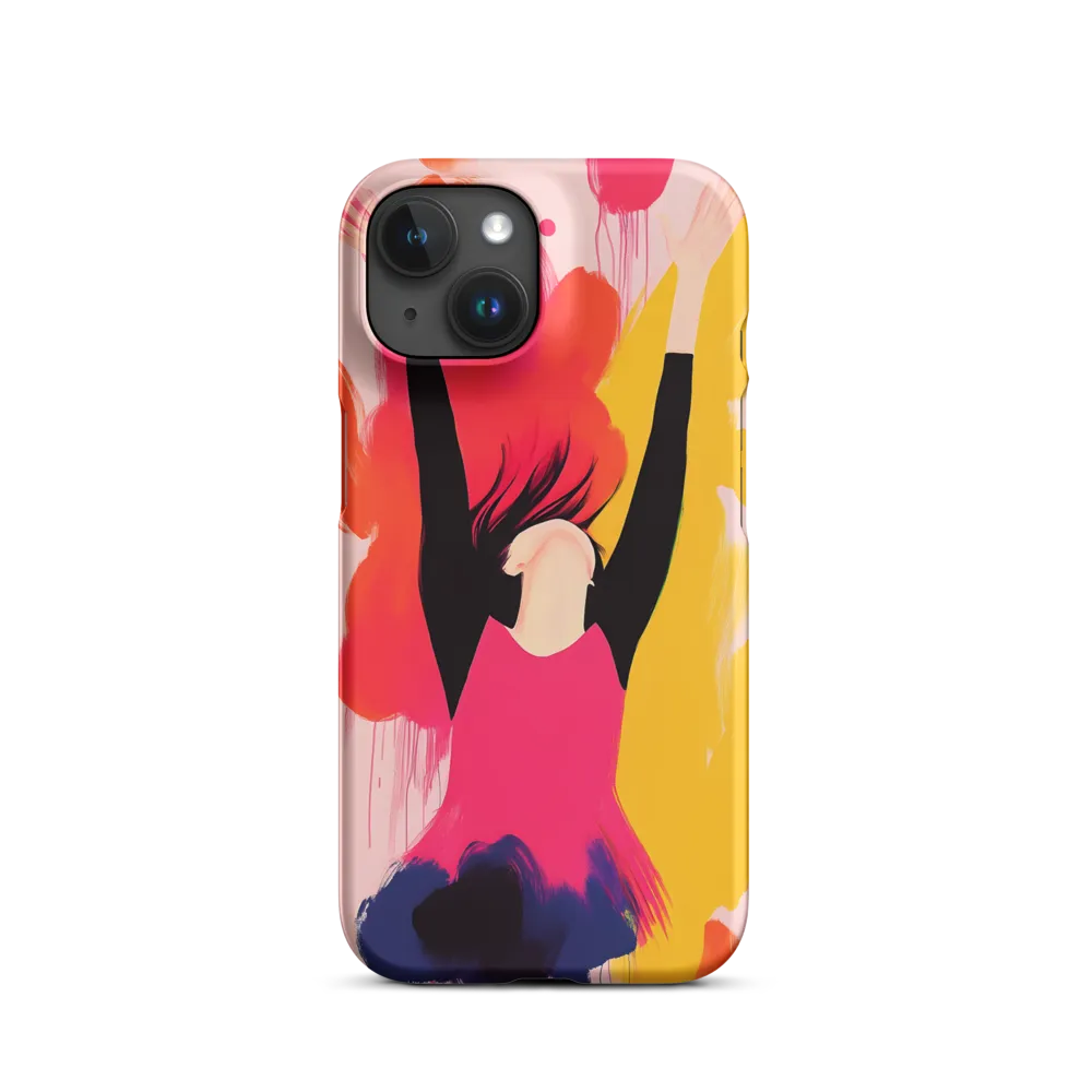 Abstract Woman with Arms Raised | Phone Case