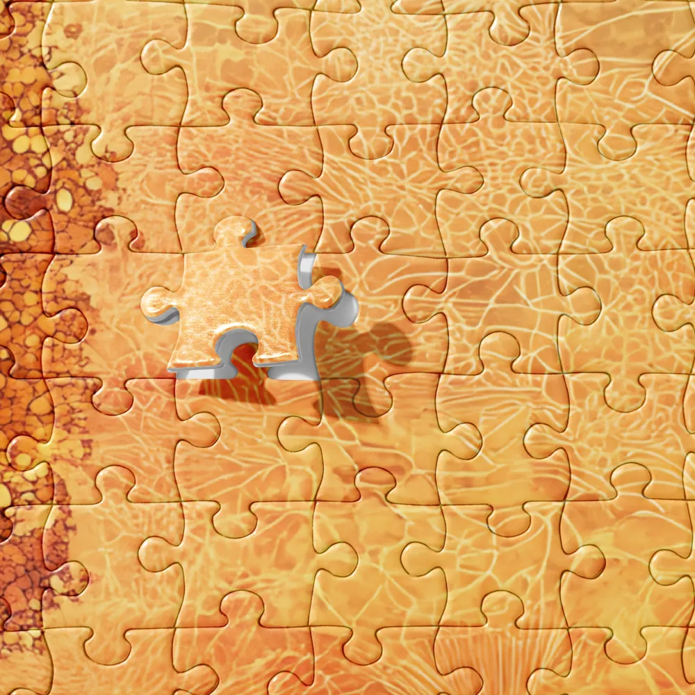 The Wanderer's Golden Path 
 Jigsaw Puzzle
