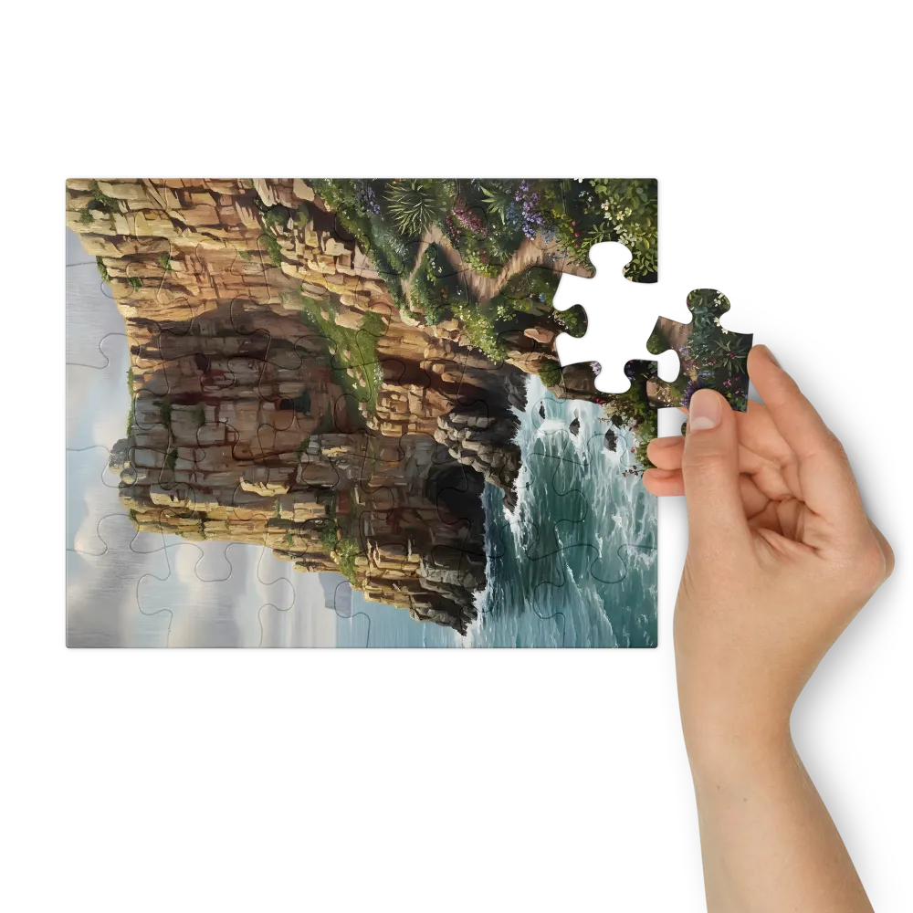 Path to the Sea 
 Jigsaw Puzzle in Tin Box