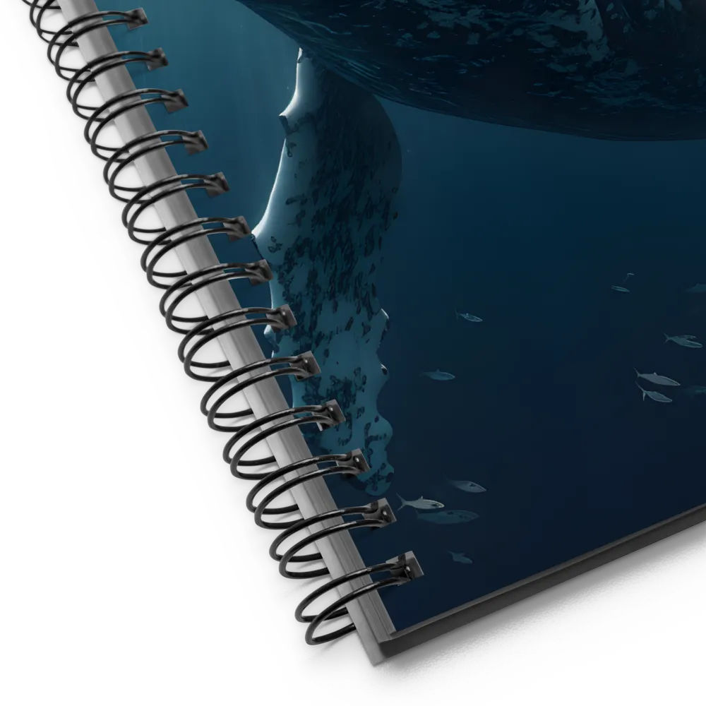Deep Blue Majesty 
 Spiral Notebook | 140 pages