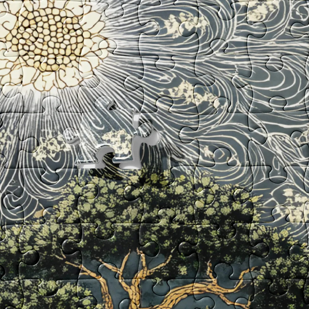 Gilded Celestial Bonsai 
 Jigsaw Puzzle