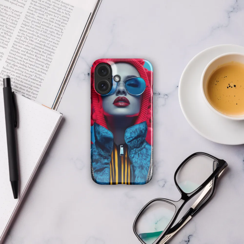 Crimson Aura 
 iPhone 17 Pro Max | Snap Case