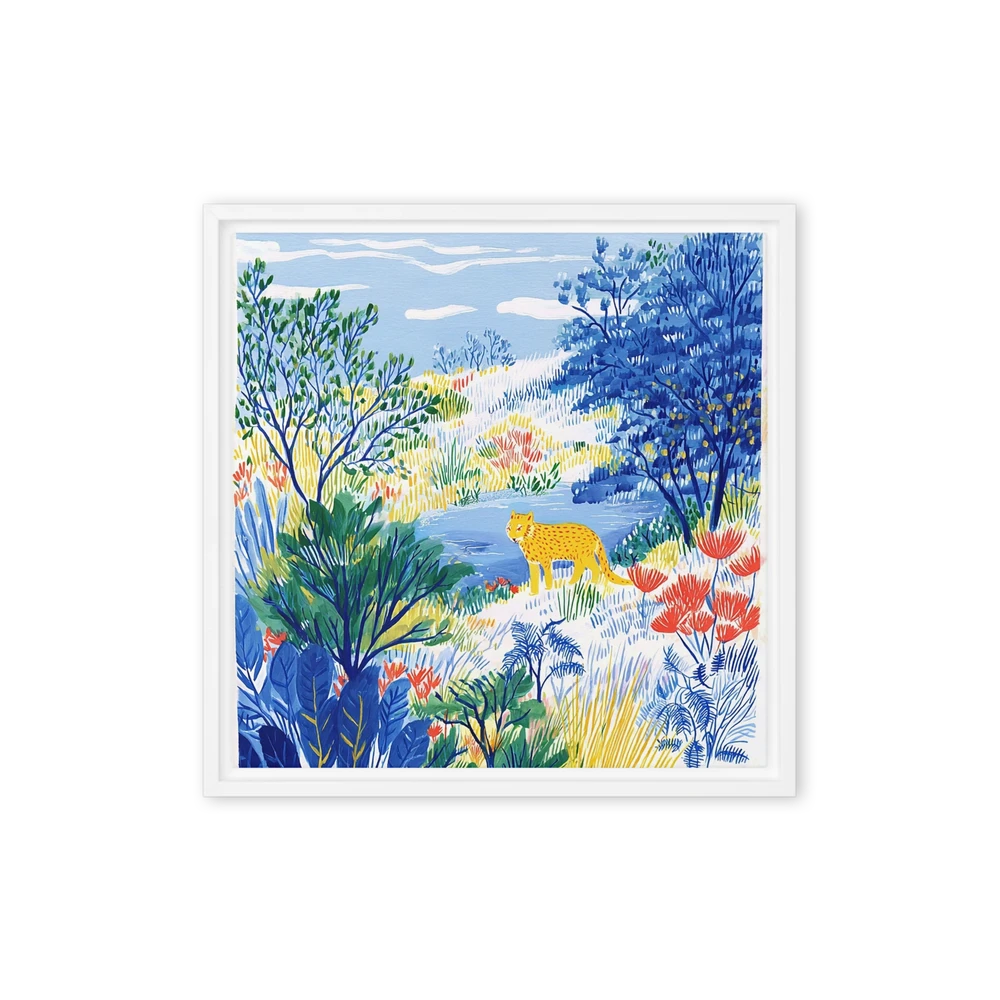 The Yellow Leopard | Art Print