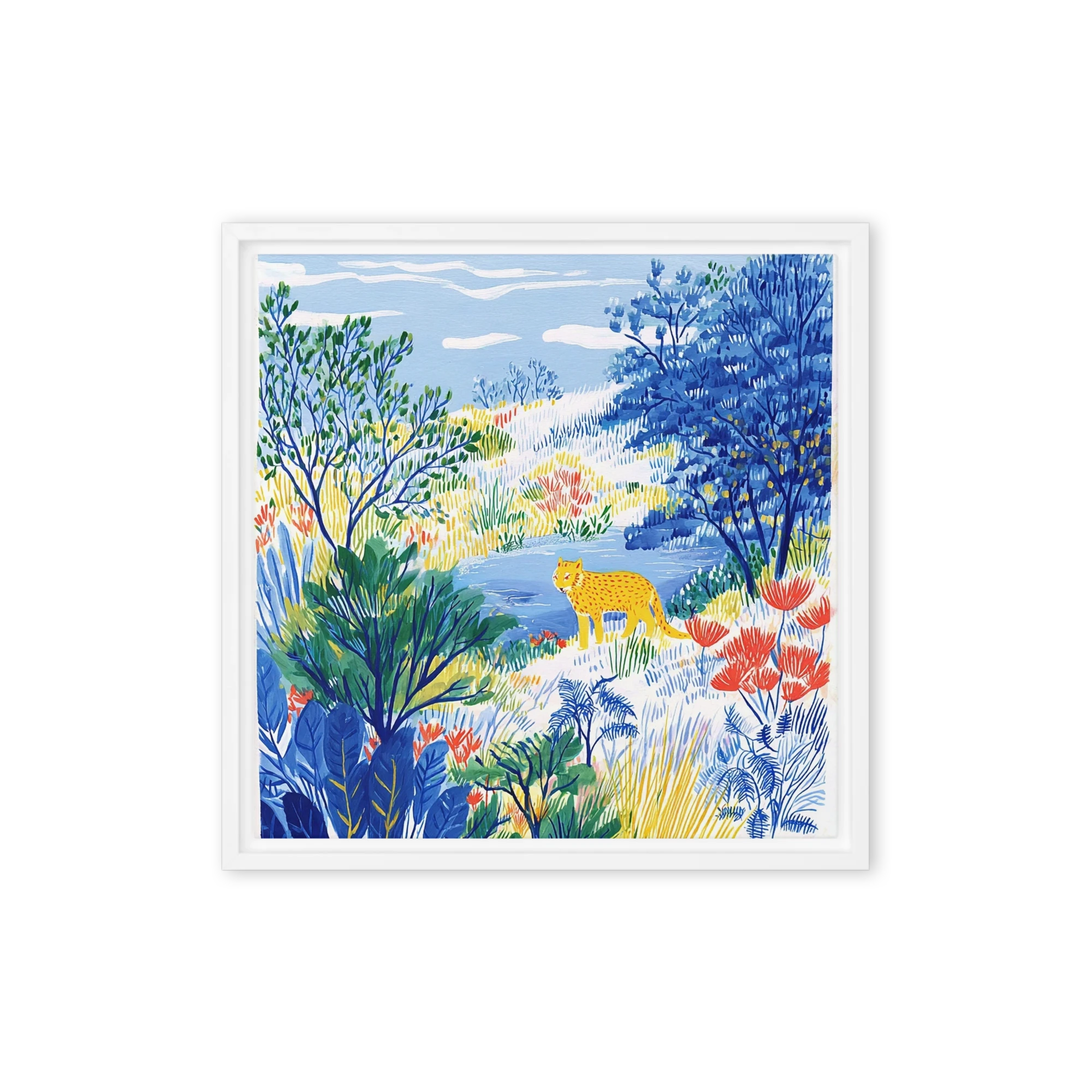The Yellow Leopard | Art Print