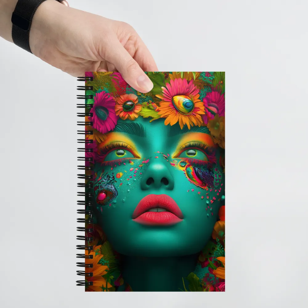 Vibrant Floral Dream 
 Spiral Notebook | 140 pages