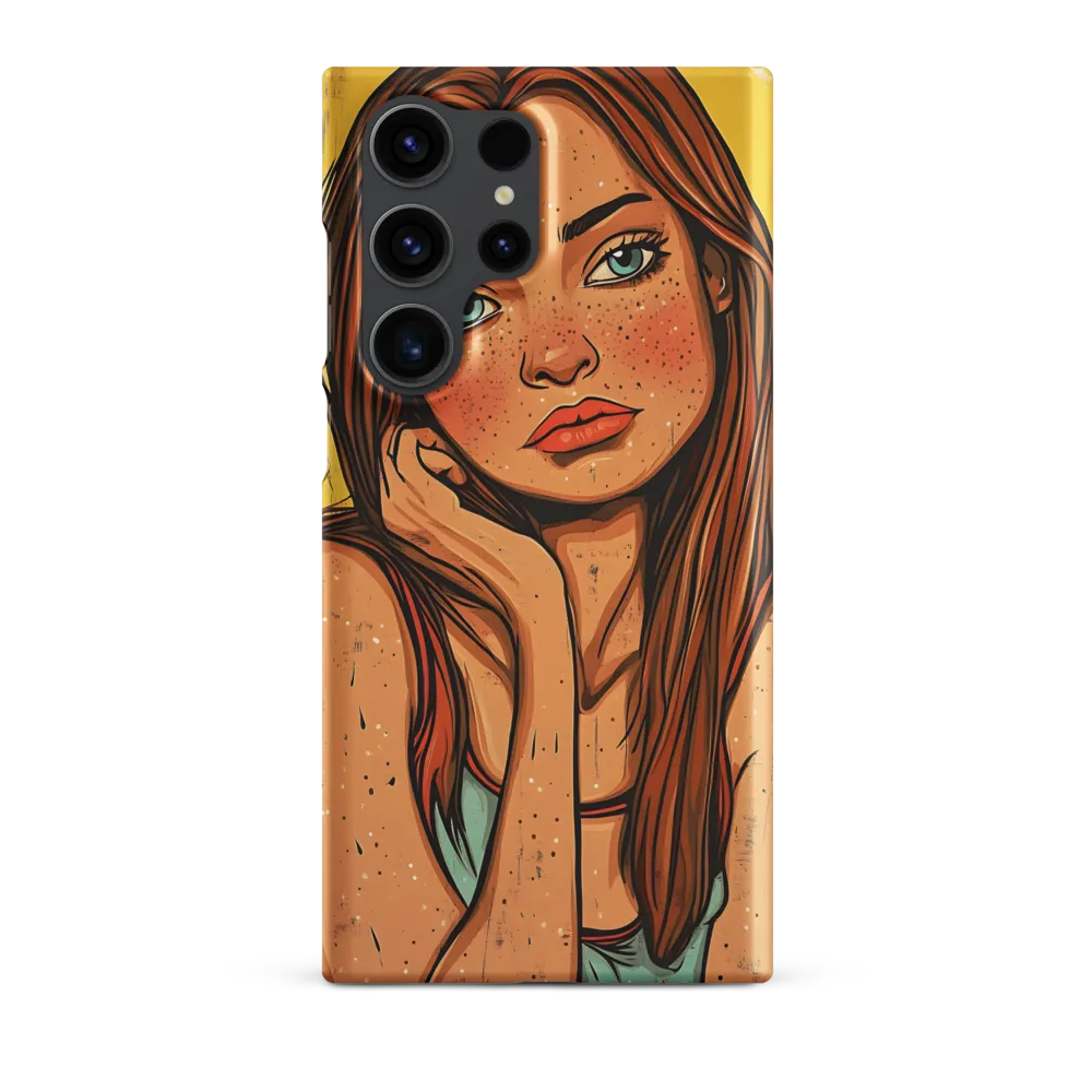 Pop Art Portrait of a Girl | Phone Case