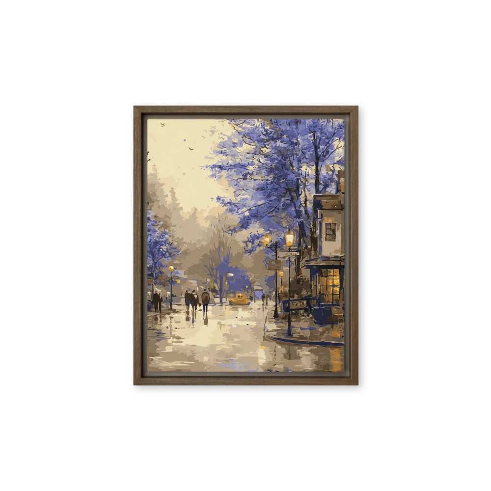 Rainy Evening Cityscape | Art Print