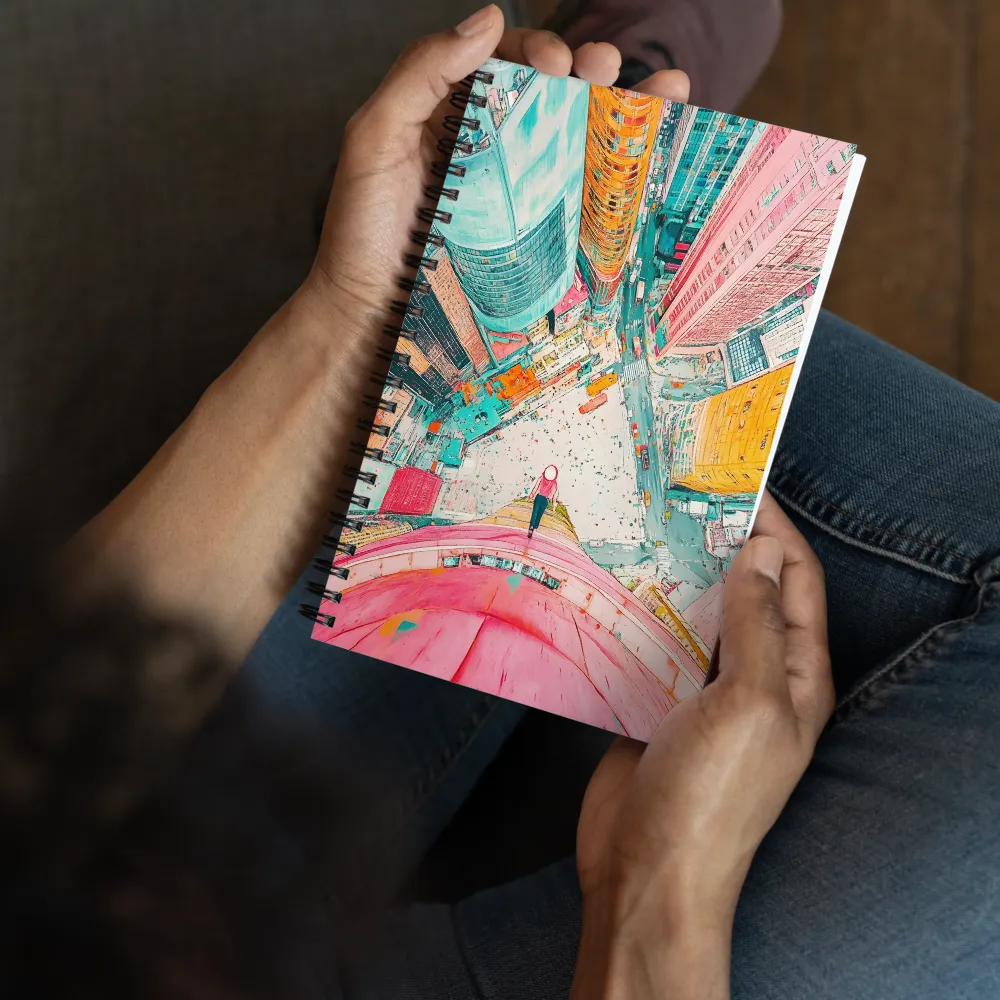 Urban Ascent: A City's Embrace 
 Spiral Notebook | 140 pages