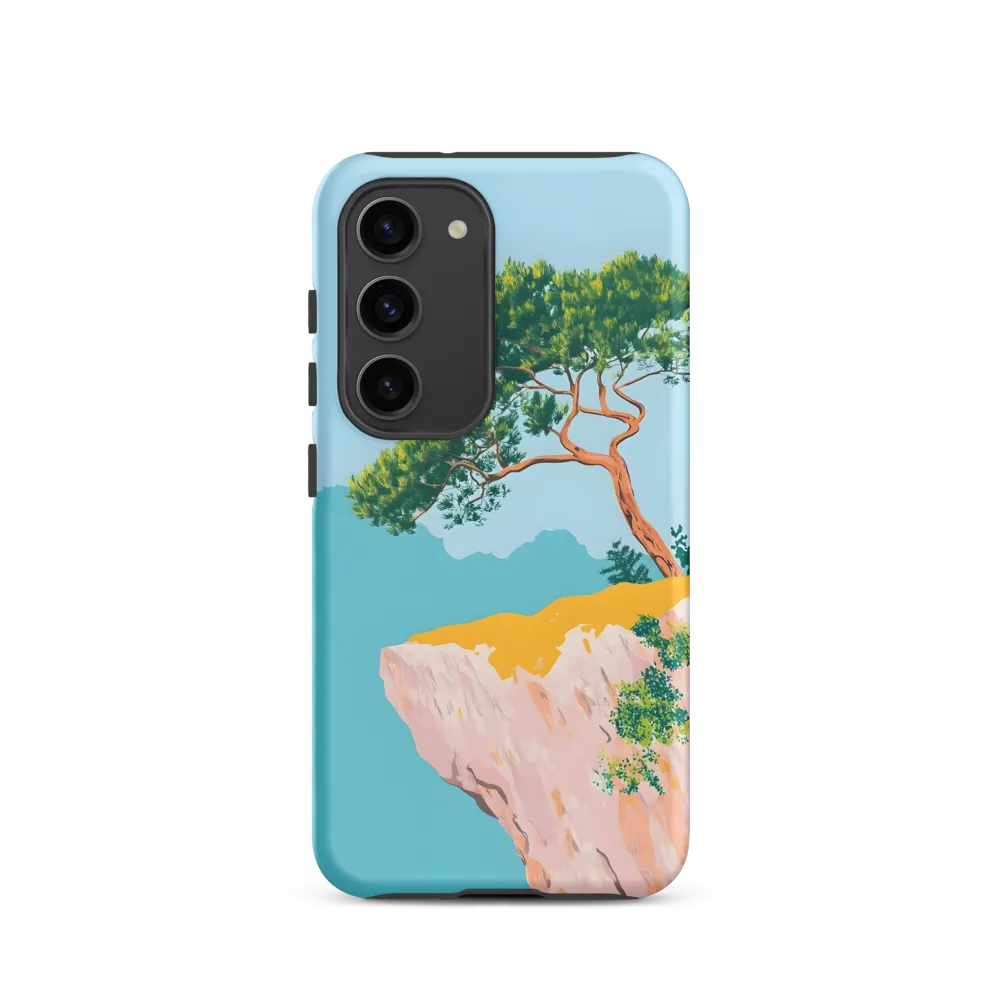 Stylized Tree on Cliff | Phone Case